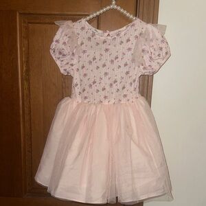 Pippa & Julie Pink Floral Kids Dress size 2T 🌼
